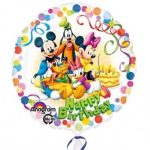 Folieballon * mickey & friends happy birthday 43cm