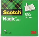Plakband 3m scotch 810 19mmx33m magic onzichtbaar - Afbeelding 2