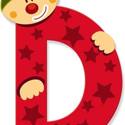 Janod clown letter - letter d