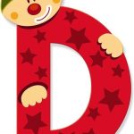 Janod clown letter - letter d