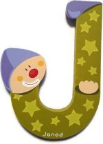 Janod clown letter - letter j - Afbeelding 2