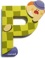 Janod clown letter - letter p - Afbeelding 2