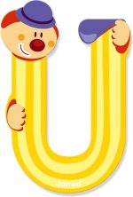 Janod clown letter - letter u