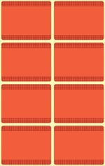 Diepvriesetiket z-design home 36x28mm rood pakje - Afbeelding 2