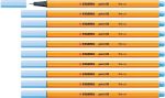 Fineliner stabilo point 88/11 f ijsblauw
