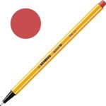 Fineliner stabilo point 88/47 f roestig rood