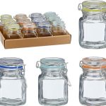 Klempot vierkant glas 100ml 5x5x9cm