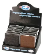 Display cigarette case leather look