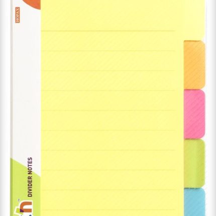 Tabblad note a6 6neon kleuren