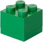Opbergbox lego mini: brick 4 groen (40111734)