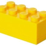 Opbergbox lego mini: brick 8 geel (40121732)