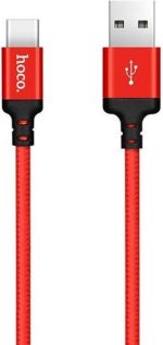 Hoco charge&synch usb-c cable red (1 meter) - Afbeelding 2