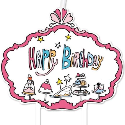 Jill kaarsje happy birthday