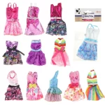 Lauren kleding voor tienerpop feestjurk 12ass