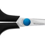 Schaar westcott easy grip 14cm rvs, soft grip, linkshandig