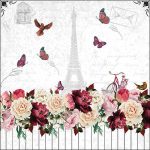 Napkin 33 romantic paris fsc mix
