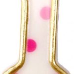 Cijferkaars roze ""1""