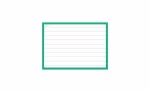 Flashcards a7 groen incl. clipring - Afbeelding 2