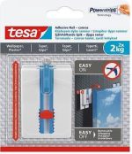 Klevende spijker tesa canvas behang 2kg wit - Afbeelding 2