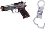 Police politie pistool met l-g mt handboeien met - Afbeelding 3