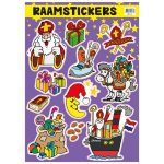 Raamstickers Sinterklaas 30x42cm