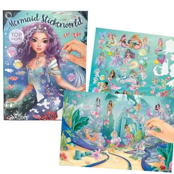 Topmodel metallic stickerworld mermaid