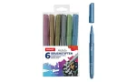Brushstiften metallic 6 stuks ALLROUND