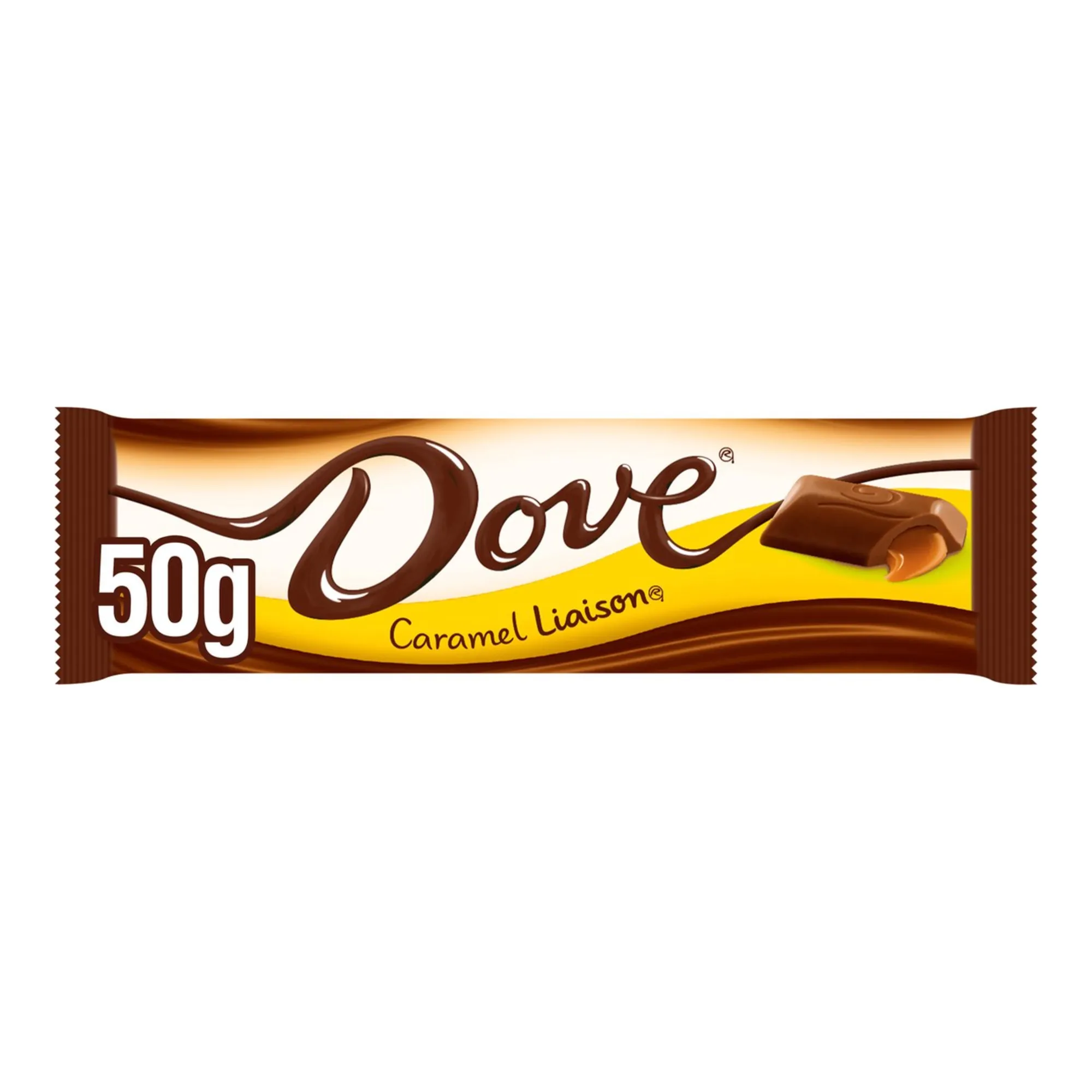 Dove-Liaison-Caramel-Chocoladereep-24x-50gr-1_png Dove caramel reep 50gram - Afbeelding 1