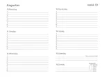 Schoolagenda 25-26 18mnd Ryam studie 7d/2p zwart - Afbeelding 4