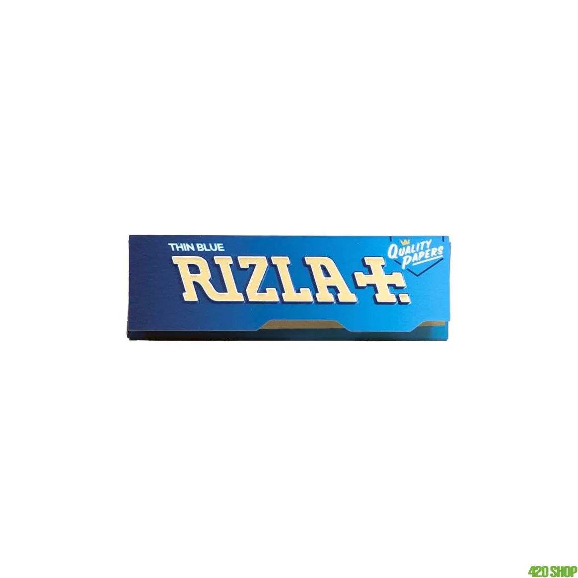 rizla-thin-blue Rizla blue kleine vloei (50 stuks) - Afbeelding 1