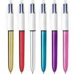 Balpen BIC 4 kleuren per stuk leverbaar