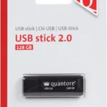 Usb-stick Quantore 128gb 2.0 zwart