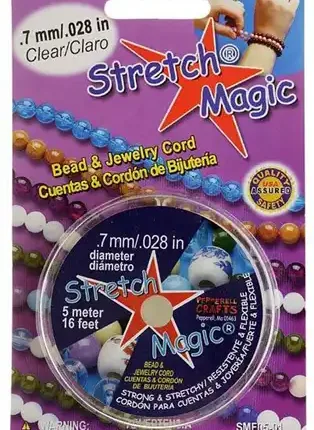 Stretch Magic Elastiek 0,7 mm Transparant 5 m