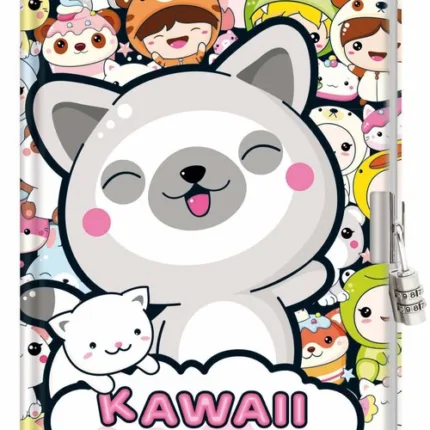 Dagboek met slot - Kawaii