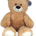 JollyPlush knuffelbeer - Zachte lichtbruine beer van 50 cm