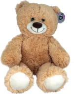 JollyPlush knuffelbeer - Zachte lichtbruine beer van 50 cm