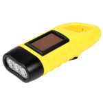 Zaklamp solar + dynamo + karabijnhaak 3ass. kleur - Afbeelding 2